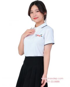 In áo phông đồng phục Inaodep.com màu trắng