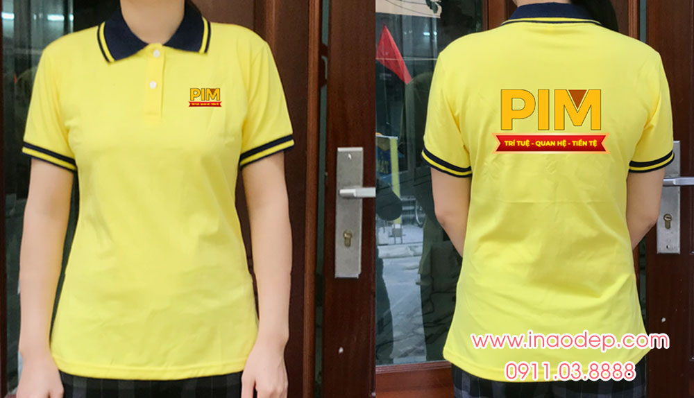 In áo phông đồng phục PIM