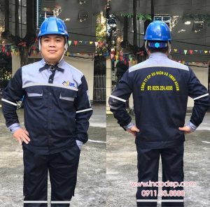 In đồng phục bảo hộ Công ty CP XD Điện và TMDV ASIAN