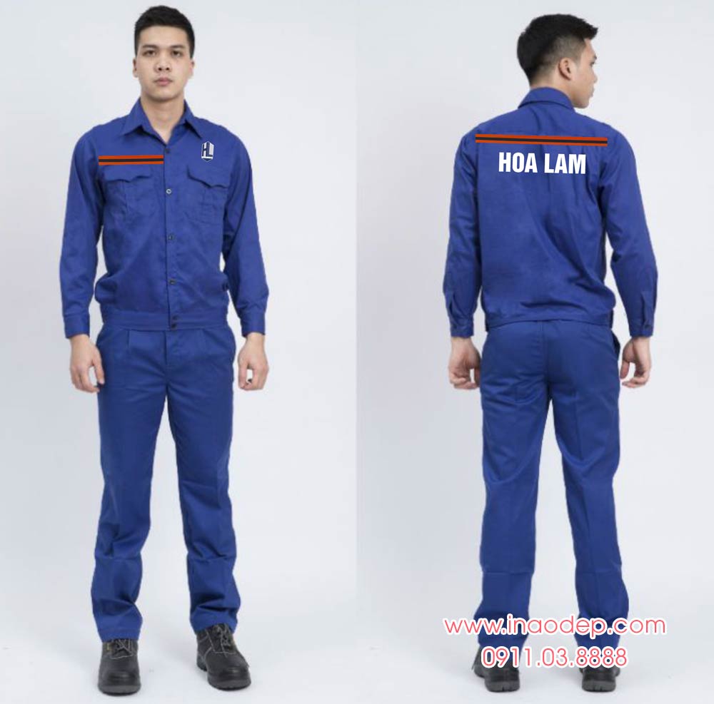In đồng phục bảo hộ Công ty Hoa Lam