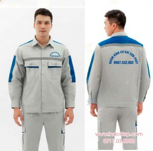 In đồng phục bảo hộ Công ty Nhôm kính cơ khí Sơn Phát