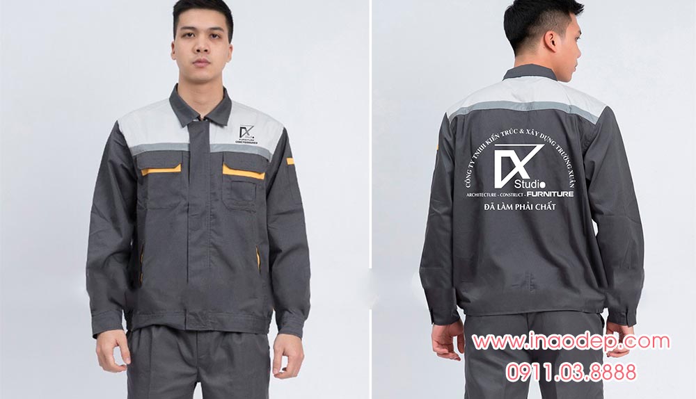 In đồng phục bảo hộ Công ty TNHH Kiến trúc & Xây dựng Trường Xuân